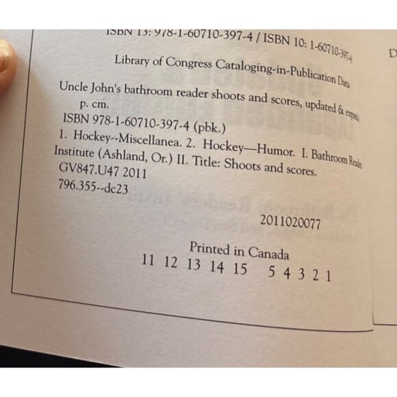 Uncle Johns Bathroom Reader Shoots And Scores Updated & Expanded Edition Paperba - Picture 5 of 7